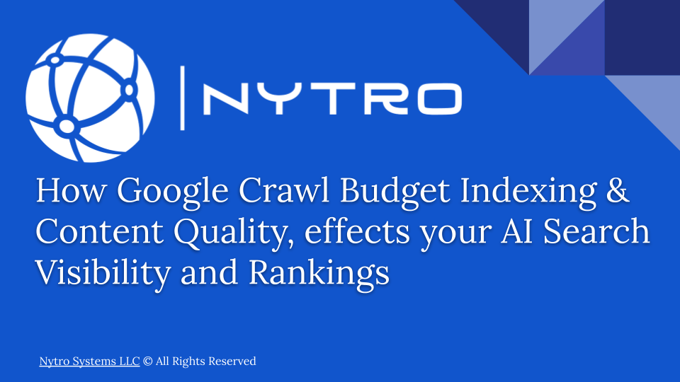 Crawled Currently Not Indexed: how crawl budget, indexing quality, and AI search readiness affect rankings.