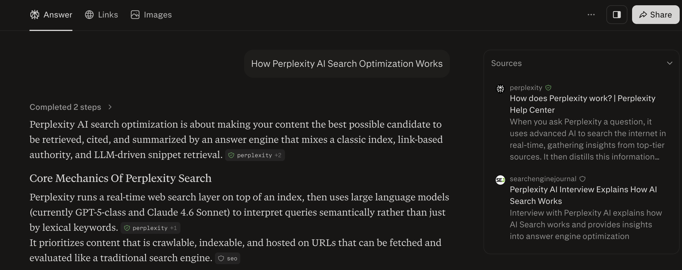 How Perplexity AI Search Optimization works: relevance, reliability, and recency.