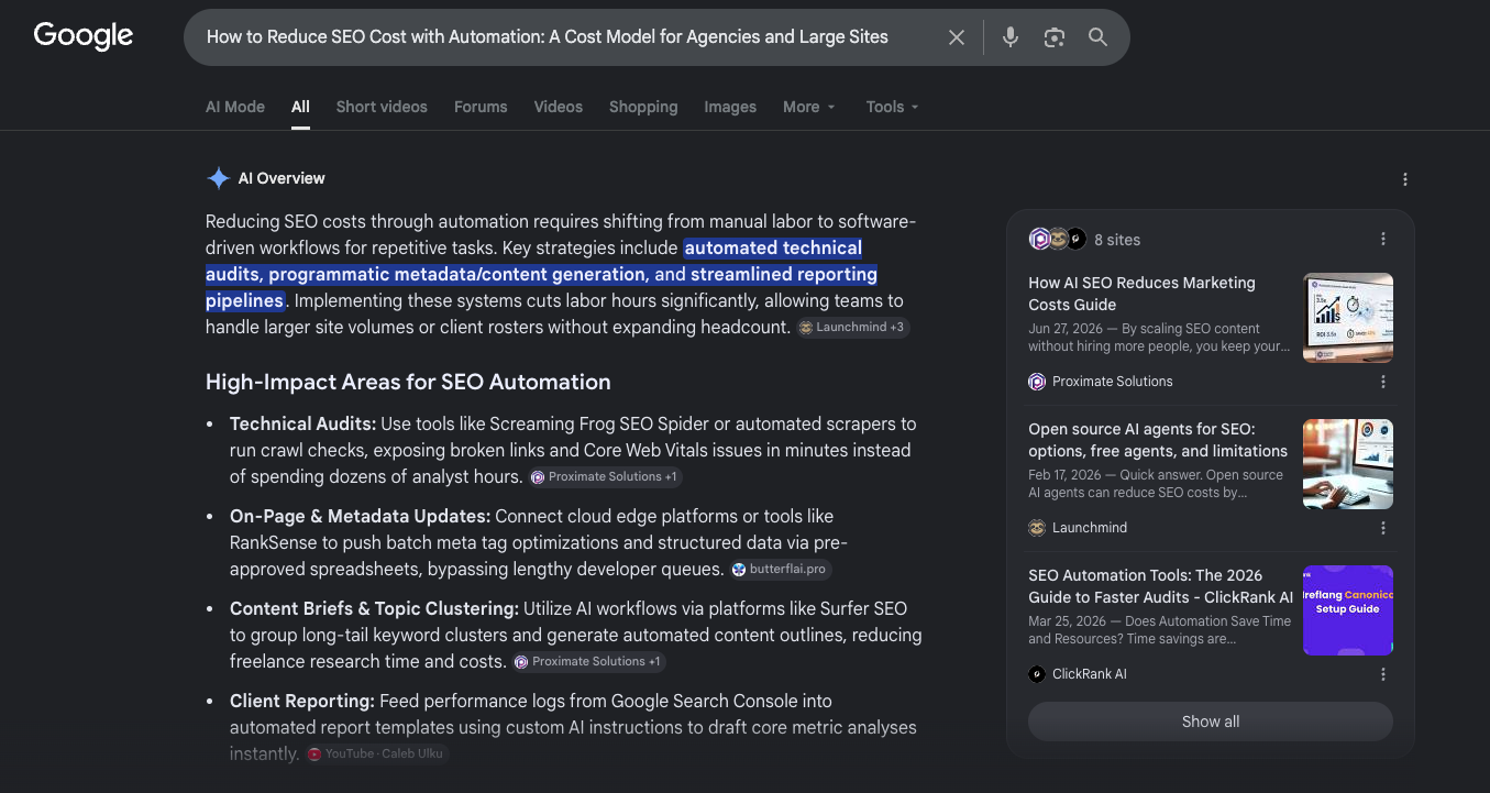 Where the Hidden Cost of Manual On-Page SEO Hides