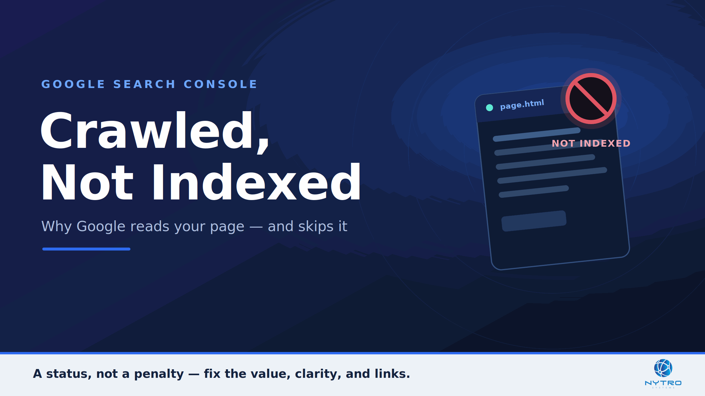 Crawled Currently Not Indexed: How to Fix It and Get Your Pages Into Google