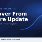 How to Recover From Search Engine Core Updates: A Diagnosis and Recovery Playbook