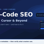 Low Code Website SEO for AI-Built Sites: Lovable, Cursor, and Beyond