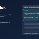 A search results page with an AI answer card at the top citing a source and a dimmed list of classic results beneath it, illustrating zero click search
