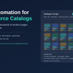 SEO automation for ecommerce catalogs: push metadata to thousands of product pages without platform edits