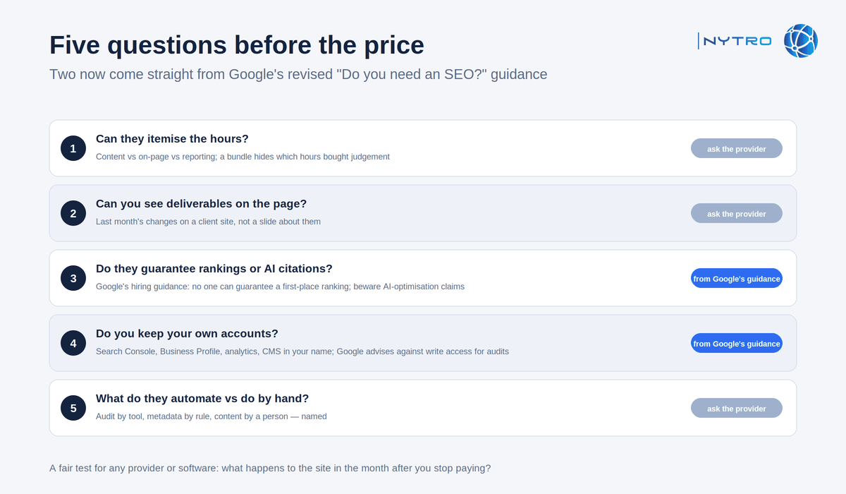 SEO companies for small business: what to look for and what to avoid